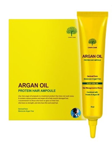 Char Chargan Oil Protein Hair Ampoule - Сироватка для волосся Чар Чар з аргановим маслом 15 мл