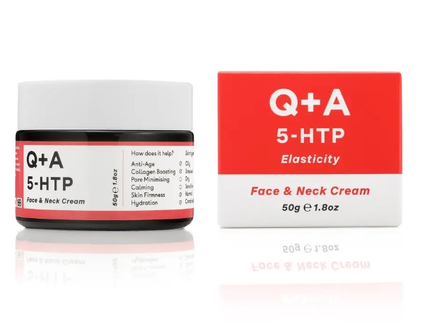 Крем для обличчя та шиї Q+A 5-HTP Face & Neck Cream 50 г