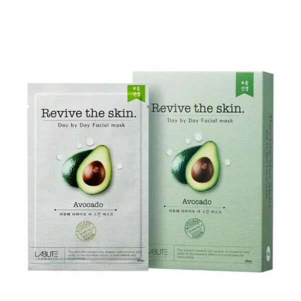 Тканинна відновлююча маска з екстрактом авокадо Labute Revive the skin Avocado Mask 23 мл