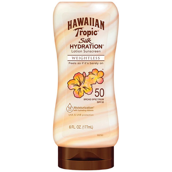 Зволожуючий сонцезахисний лосьйон для обличчя та тіла Hawaiian Tropic Silk Hydration Lotion Sunscreen Broad Spectrum SPF 50 177 мл