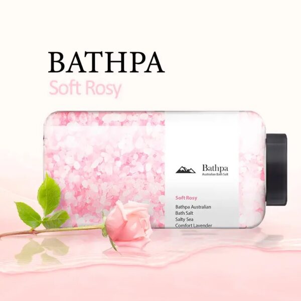 Морська австралійська сіль для ванни "Ніжна Троянда" Barthpa Australian Bath Salt - Soft Rosy 1200г