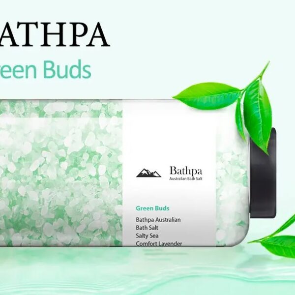 Морська австралійська сіль для ванни "Зелені трави" Barthpa Australian Bath Salt - Green Buds 1200 г