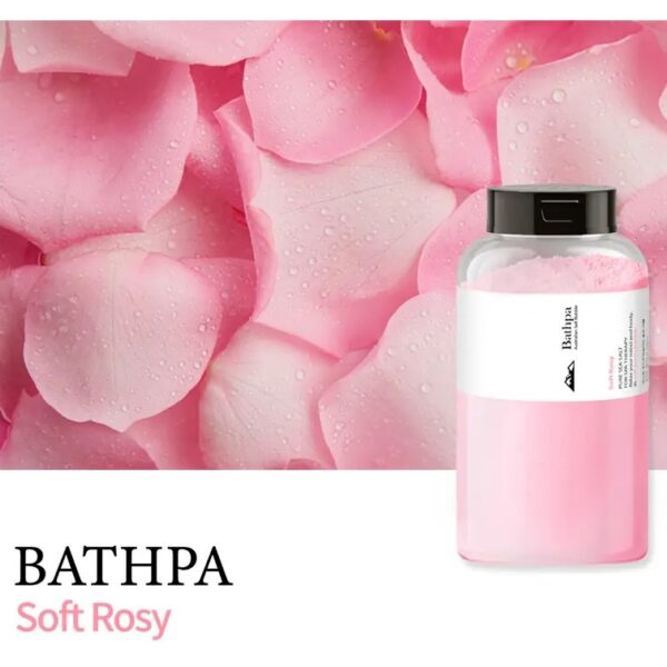 Сіль для ванни, що піниться "Ніжна Троянда" Bathpa Australian Salt Bubble - Soft Rosy 500 г