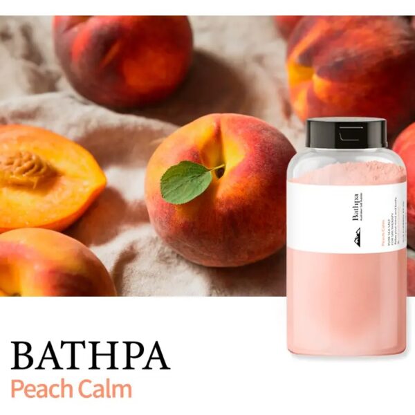Сіль для ванни, що піниться "Персик" Bathpa Australian Salt Bubble - Peach Calm 500 г
