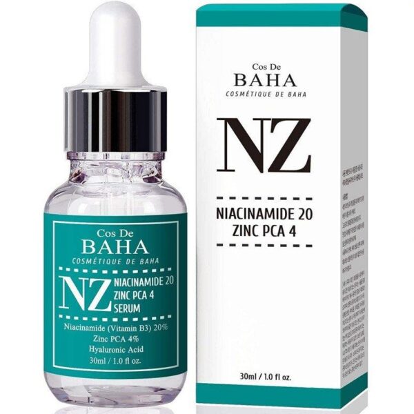 Сироватка для обличчя з ніацинамідом та цинком Cos De Baha Niacinamide 20% + Zinc 4% Serum NZ 30 мл