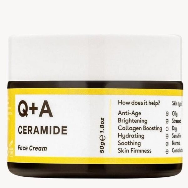 Захисний крем для обличчя з керамідами Q+A Ceramide Cream 50 г