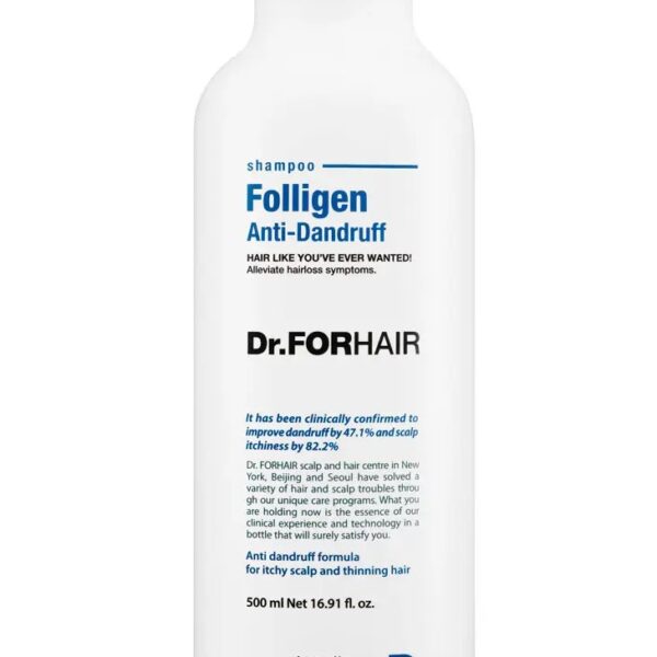 Шампунь проти лупи для ослабленого волосся Dr.Forhair Folligen Anti-Dandruff Shampoo 500 мл