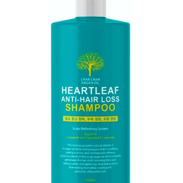 Шампунь проти випадіння волосся з аргановою олією Char Char Argan Oil Heartleaf Anti-Hair Loss Shampoo 1500 мл