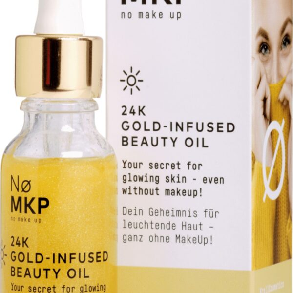Олія для обличчя з 24K золотими частицями No Make Up 24K Gold-Infused Beauty Oil 19 мл