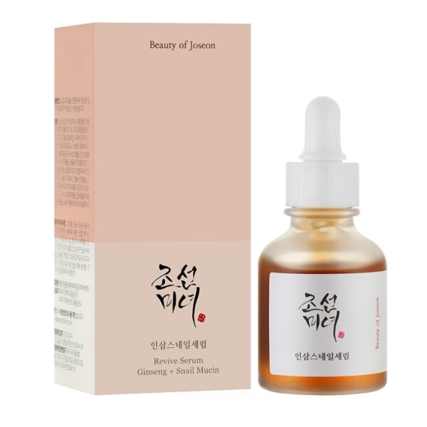 Ампула на основі гідролату женьшеню і муцину Beauty Of Joseon Repair Serum Ginseng + Snail Mucin 30 мл