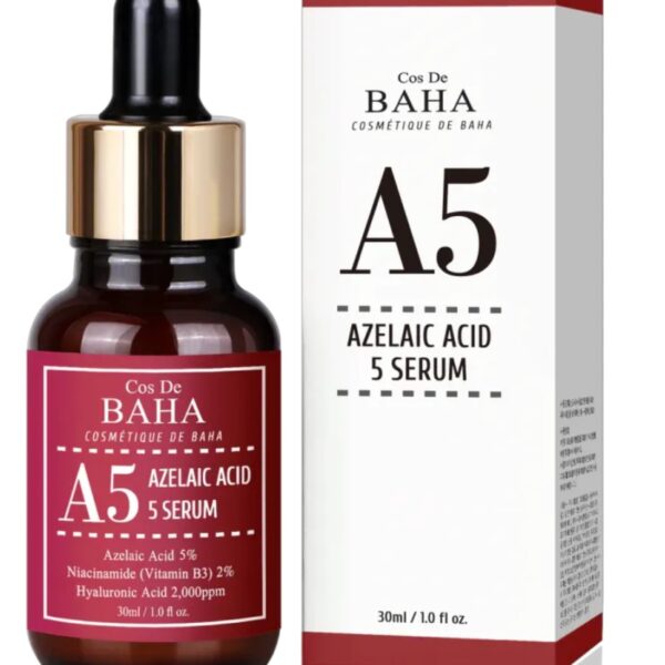 Протизапальна сироватка з азелаїновою кислотою Cos De Baha A5 Azelaic Acid 5 Serum 30 мл
