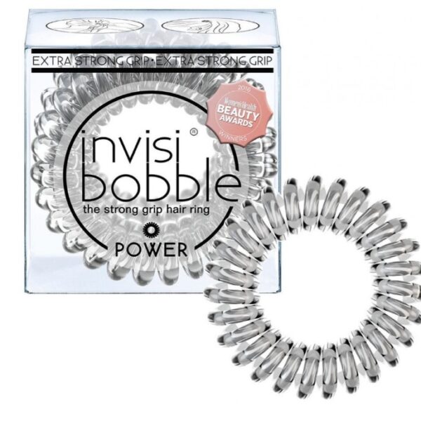 Резинка-браслет для волосся Invisibobble Power Crystal Clear 3 шт
