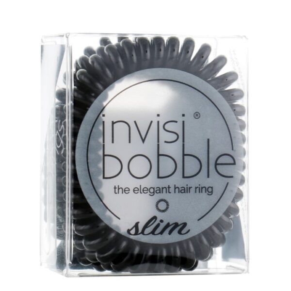 Резинка-браслет для волосся Іnvisibobble Slim True Black 3 шт