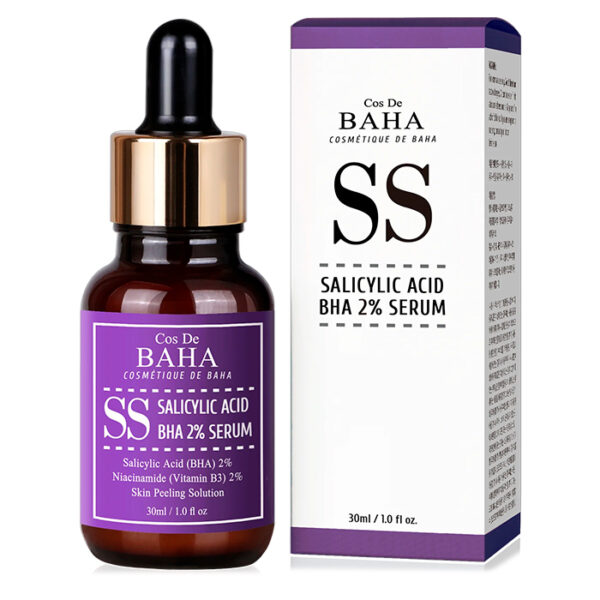 Відлущуюча сироватка для обличчя з саліциловою кислотою Cos De Baha SS Salicylic Acid BHA 2% Serum 30 мл