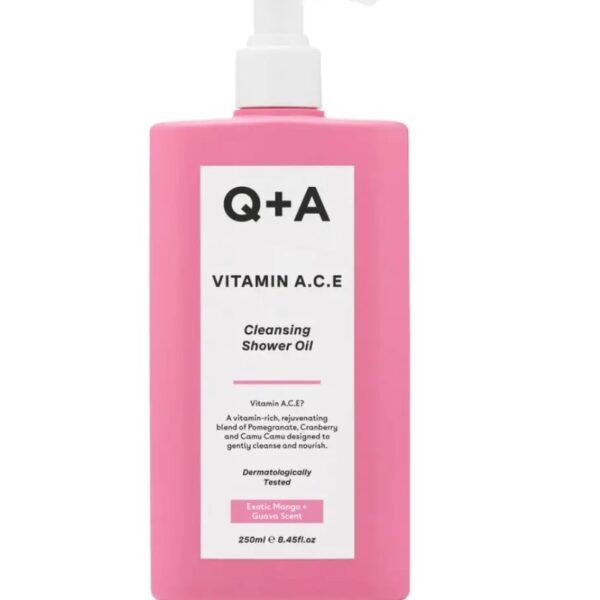 Вітамінізована олія для душу Q+A Vitamin A.C.E Cleansing Shower Oil 250 мл