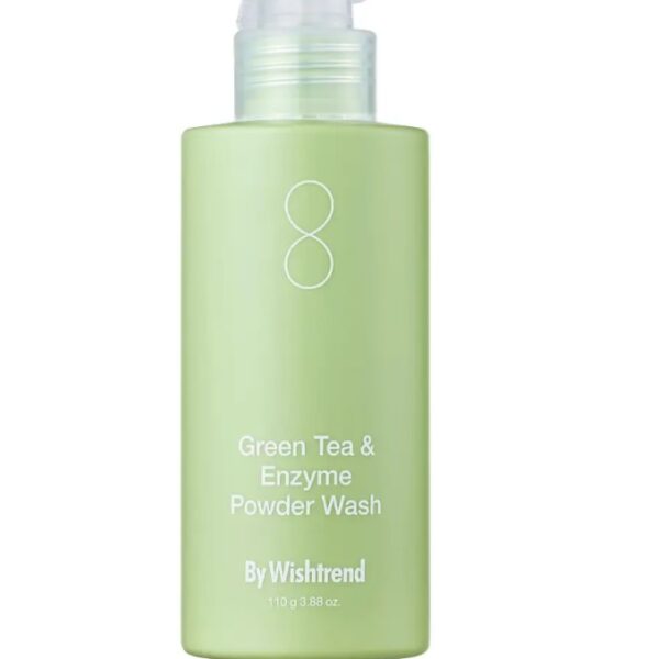 Ензимна пудра для вмивання з ароматом матчі By Wishtrend Green Tea & Enzyme Powder Wash 110 г