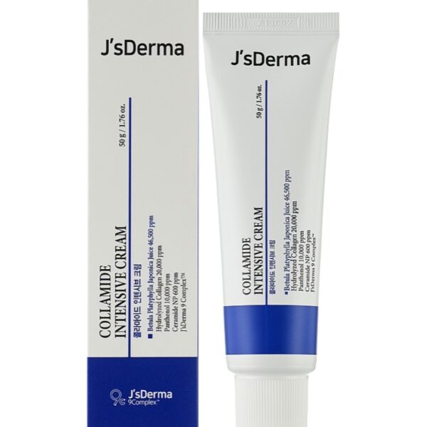 Крем для комплексного зволоження з керамідами і колагеном J’sDerma Collamide Intensive Cream 50 г