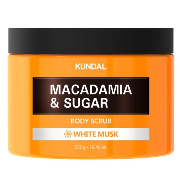 Скраб для тіла Kundal Macadamia & Sugar Body Scrub White Musk 550 г