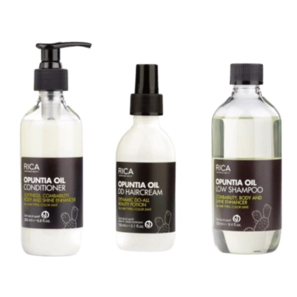 Набір для волосся з екстрактом олії опунції Rica Opuntia Oil Kit 1 шт (250 мл + 200 мл + 150 мл)