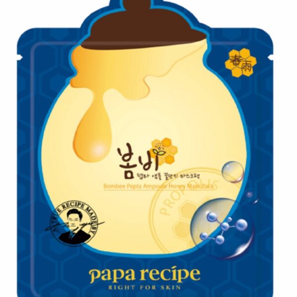 Зволожувальна тканинна маска з пептидами та екстрактом меду Papa Recipe Bombee Pepta Ampoule Honey Mask 25 г