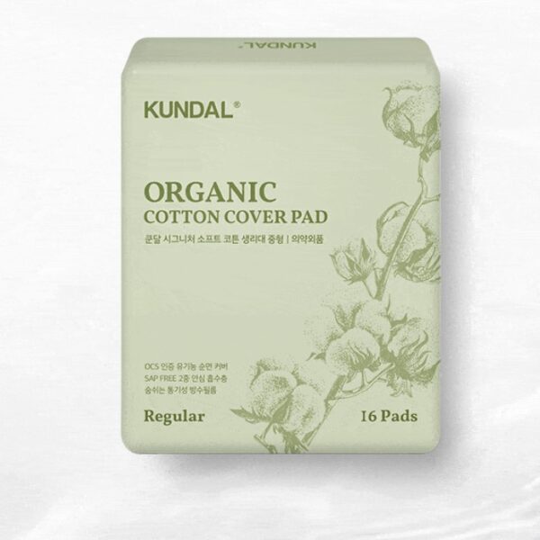 Прокладки гігієнічні органічні з бавовни (стандартні) Kundal Signature Soft Cotton Cover Pad Regular 16 шт