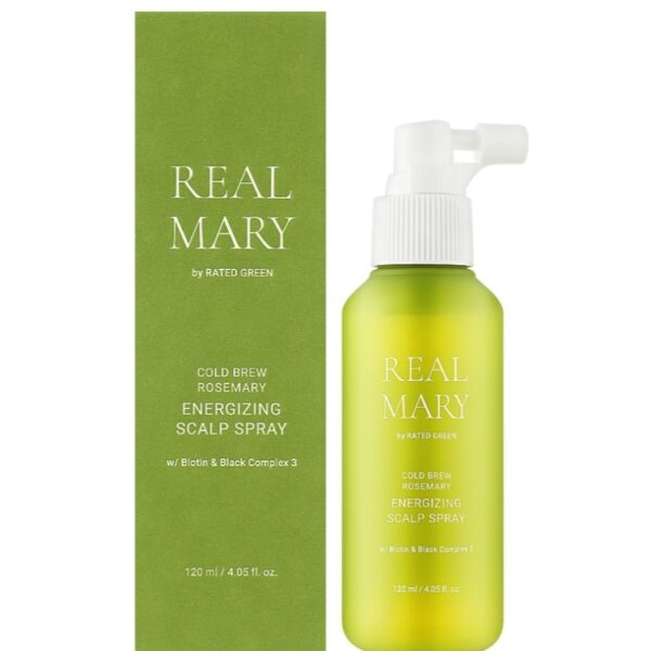Енергетичний спрей для шкіри голови з розмарином Rated Green Real Mary Cold Brewed Rosemary Energizing Scalp Spray 120 мл
