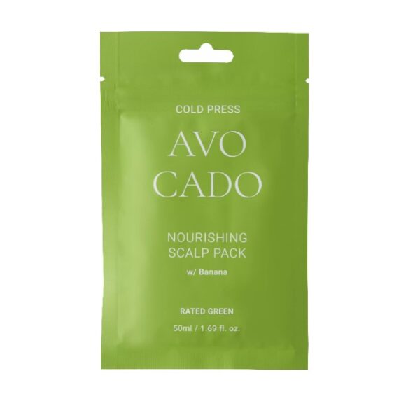 Живильна маска з маслом авокадо Rated Green Cold Press Avocado Nourishing Scalp Pack 50 мл