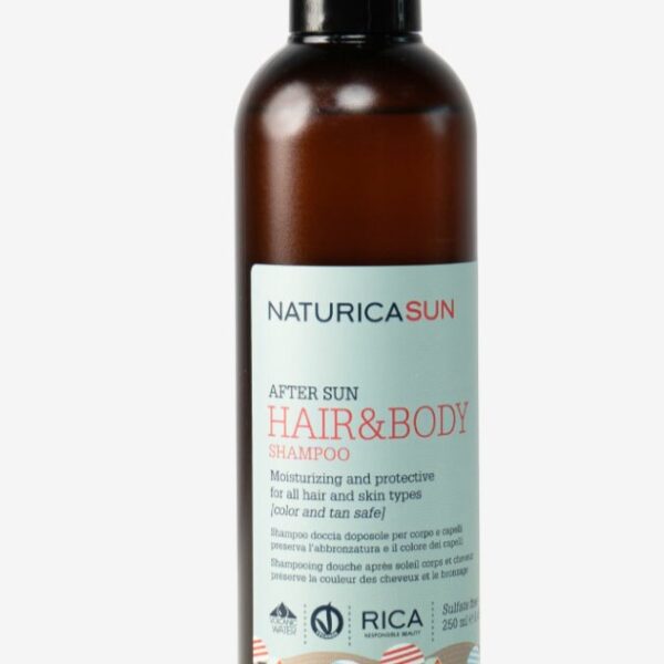 Зволожуючий шампунь для волосся та тіла після засмаги Rica After Sun Hair & Body Shampoo 250 мл