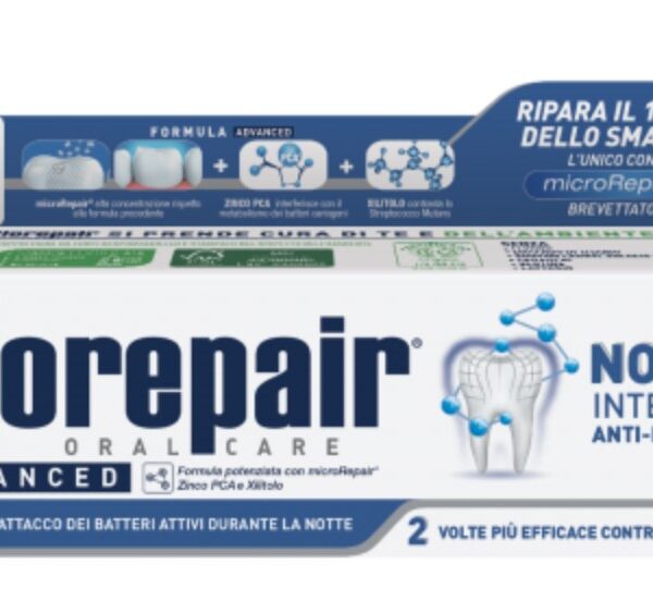 Зубна паста BioRepair Pro Інтенсивне нічне відновлення 75 мл