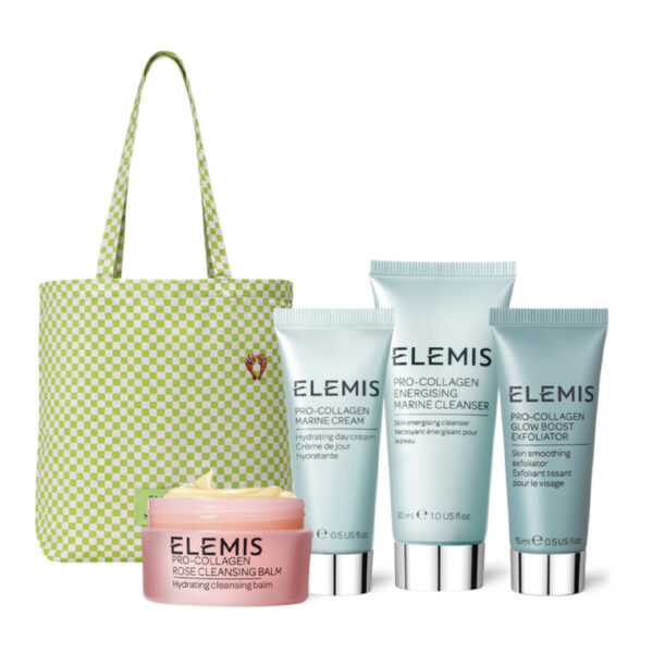 Cтильний шопер Shrimps з 4-ма продуктами бестселерами Elemis у тревел розмірі