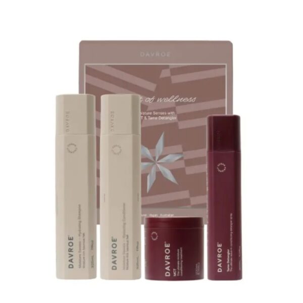 Подарунковий набір для зволоження волосся  Davroe Moisture Senses Christmas