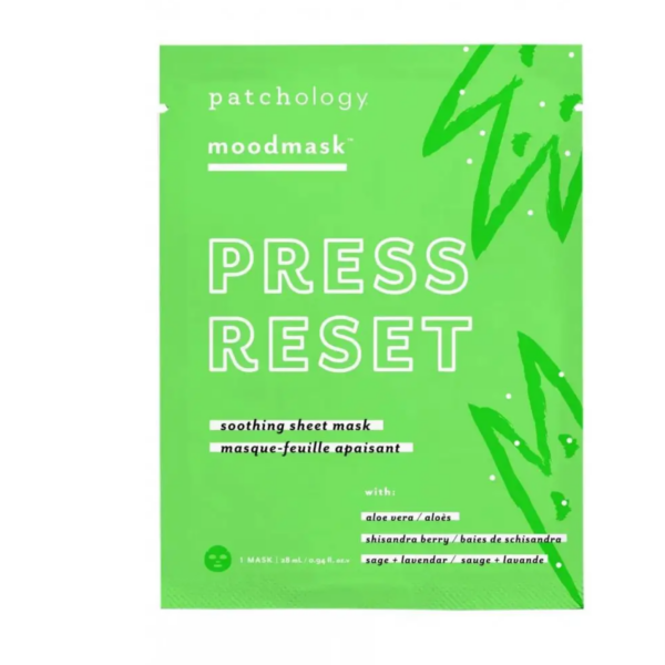Заспокійлива та відновлююча тканинна маска Patchology  Press Reset Soothing Mask, 1шт
