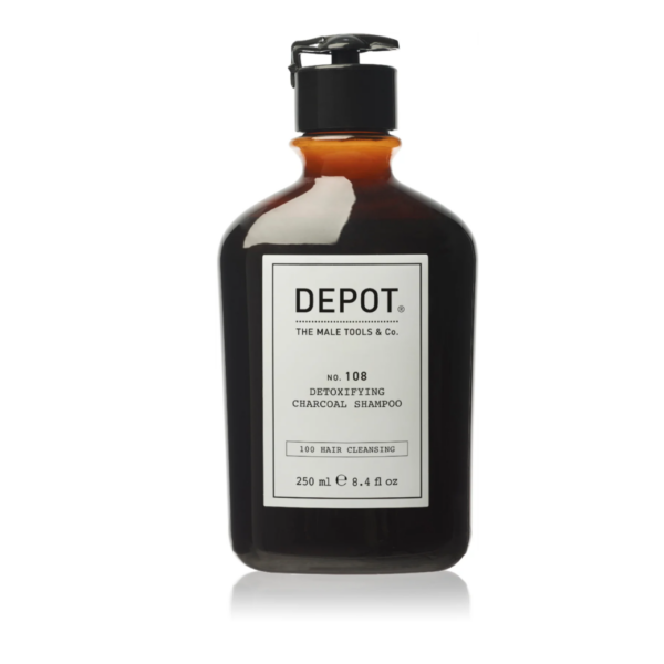 Очищуючий детокс шампунь для всіх типів волосся Depot No. 108 Detoxifying Charcoal Shampoo, 250 мл
