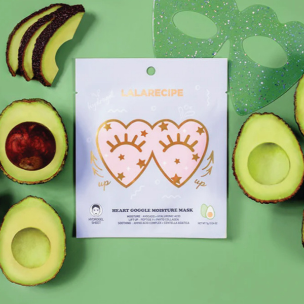 Зволожувальна гідрогелева маска для шкіри навколо очей Lalarecipe Heart Goggle Moisture Mask, 7 г