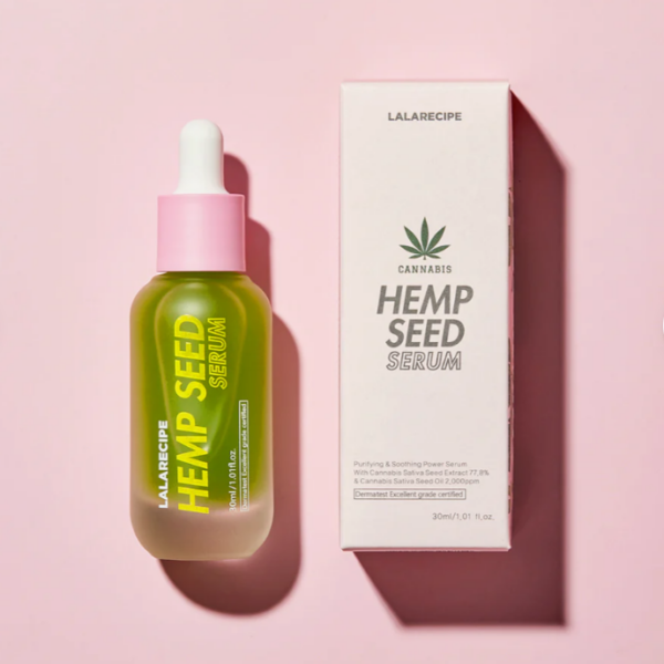 Заспокійлива сироватка для обличчя з екстрактом насіння коноплі Lalarecipe Hemp Seed Serum, 30 мл