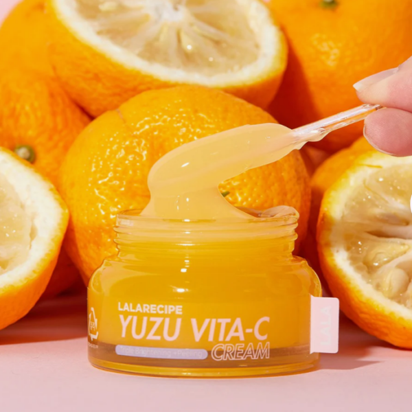 Вітамінний крем з ніацинамідом 5% та екстрактом юдзу Lalarecipe Yuzu Vita C Cream, 50 мл