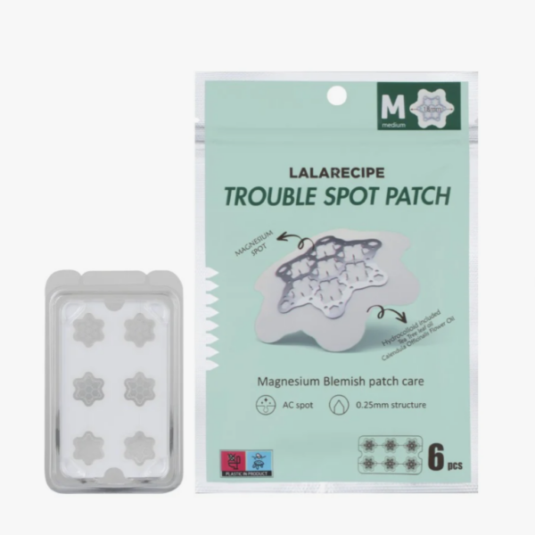 Гідроколоїдні пластирі від прищів Lalarecipe Trouble Spot Patch (M) 18mm, 6 шт