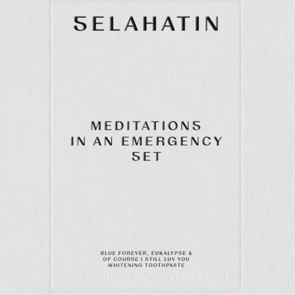 Колекційний набір з 3 паст Selahatin Meditations In An Emergency Set, 65 мл + 65 мл + 65 мл