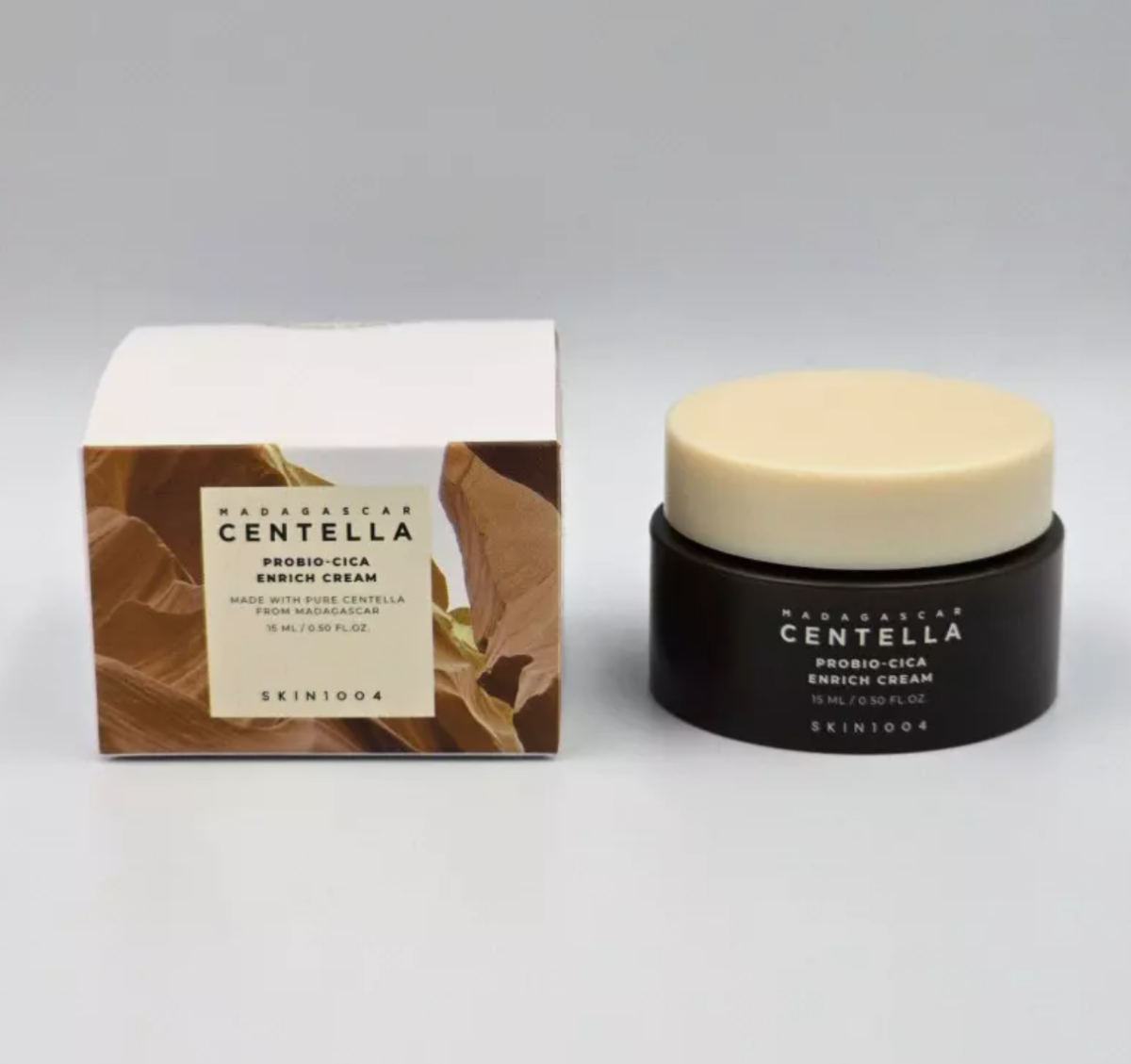 Мини-версия обогатительного крема для лица Skin1004 Madagascar Centella Probio-Cica Enrich Cream, 15 мл