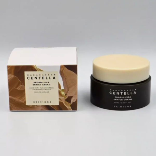 Міні-версія збагачувального крему для обличчя Skin1004 Madagascar Centella Probio-Cica Enrich Cream, 15 мл