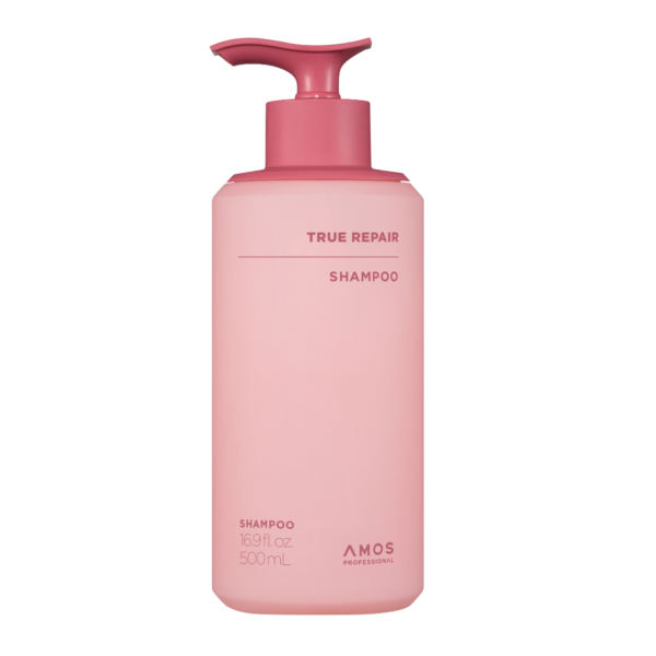 Шампунь для сухого та пошкодженого волосся Amos Professional True Repair Shampoo, 500 мл