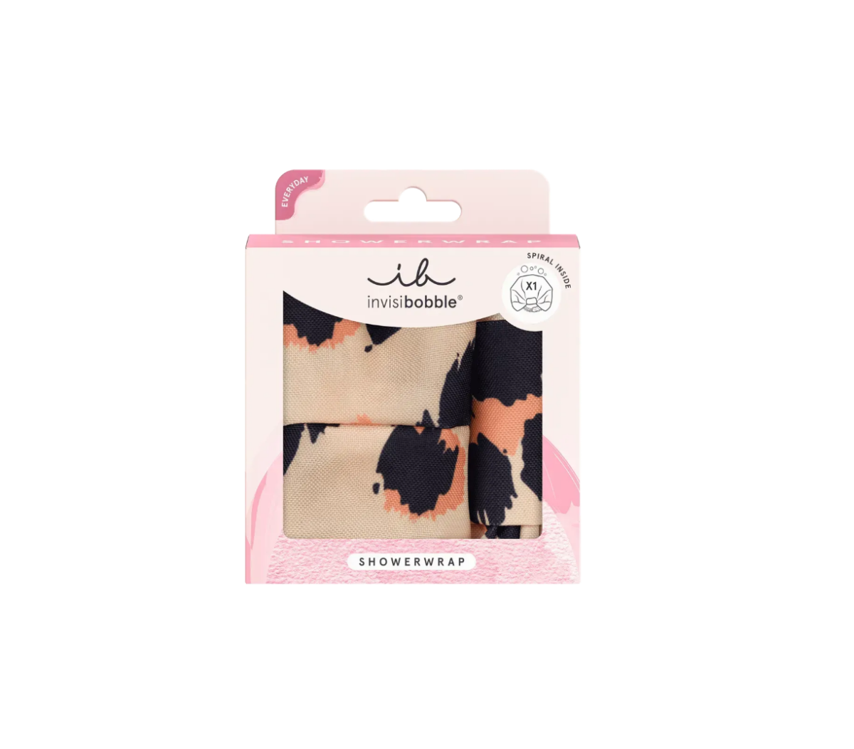 Водовідштовхувальний тюрбан для душу для волосся Invisibobble Set Showerwrap Leo