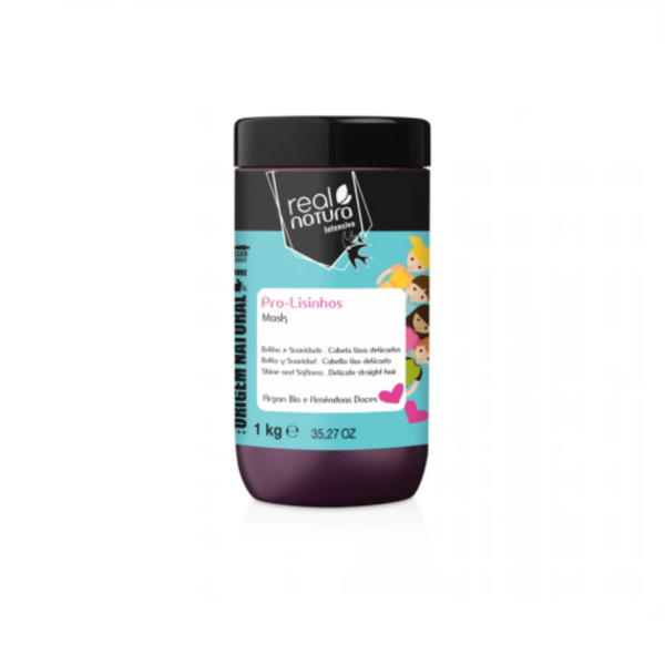 Маска для розгладження Real Natura Sem Sal Pro-Lisos Anti Frizz, 1000 мл