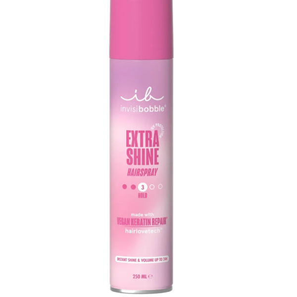 Лак для волосся Invisibobble Hair Styling Extra Shine Hair Spray, 250 мл