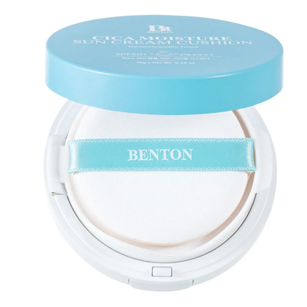 Сонцезахисний кушон з центелою Benton Cica Moisture Sun Cream Cushion SPF50 PA++++ , 15 г