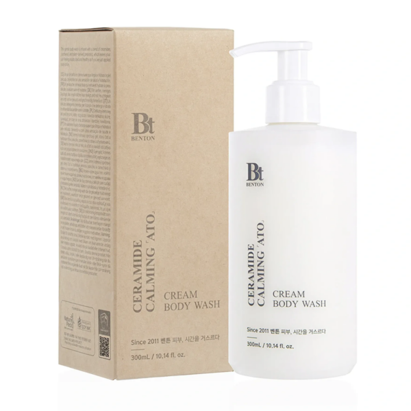 Очищувальний кремовий гель для душу з керамідами Benton Ceramide Calming Ato Cream Body Wash, 300 мл