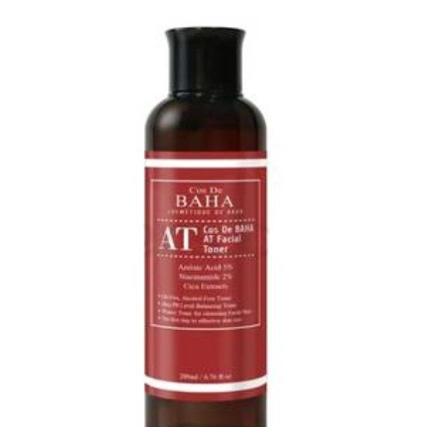 Тонер для обличчя з азелеїновою кислотою Cos De Baha AT Facial Toner,  200 мл