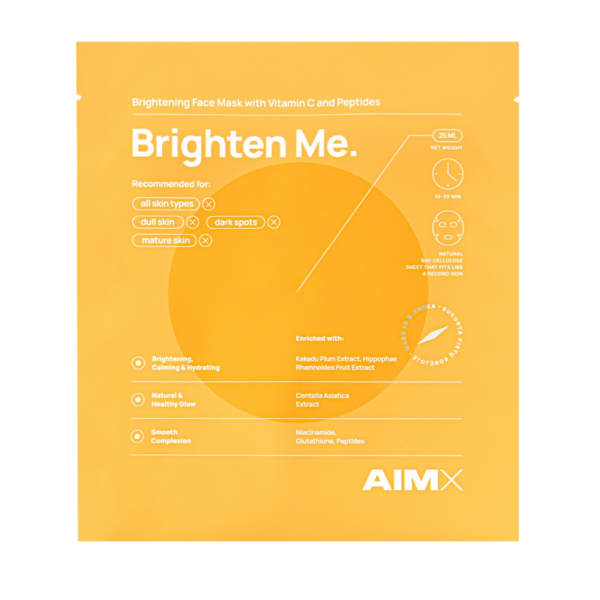 Маска-сяйво для обличчя Aimx Brighten Me Face Mask With Vitamin C, 25 мл