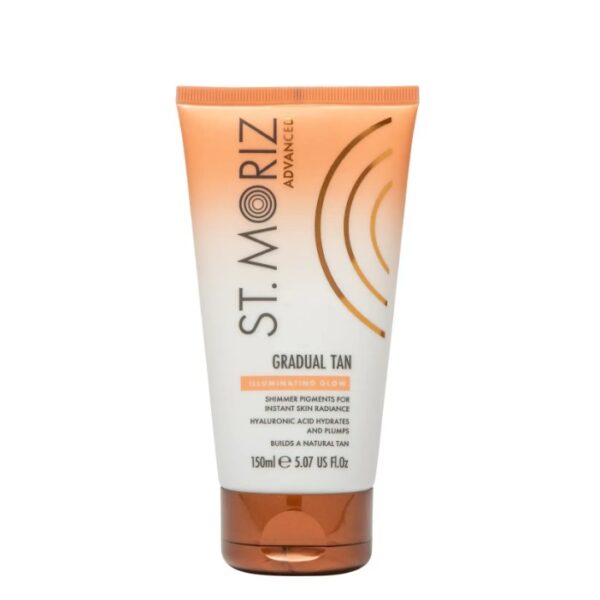 Лосьйон для поступового прояву автозасмаги з шимером St.Moriz Advanced Illuminating Gradual Tan Lotion, 150 мл