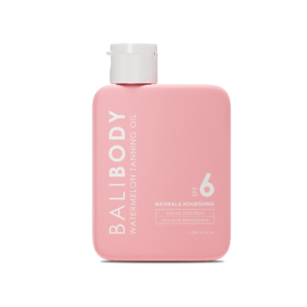 Масло для засмаги з насінням кавуна Bali Body Watermeleon Tanning Oil SPF6, 100 мл